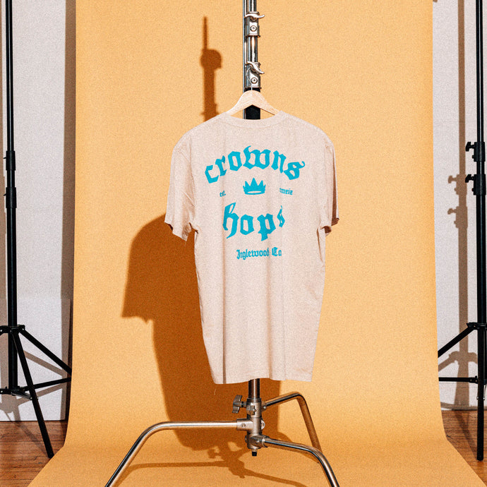 Crowns Vintage Natural & Electric Blue