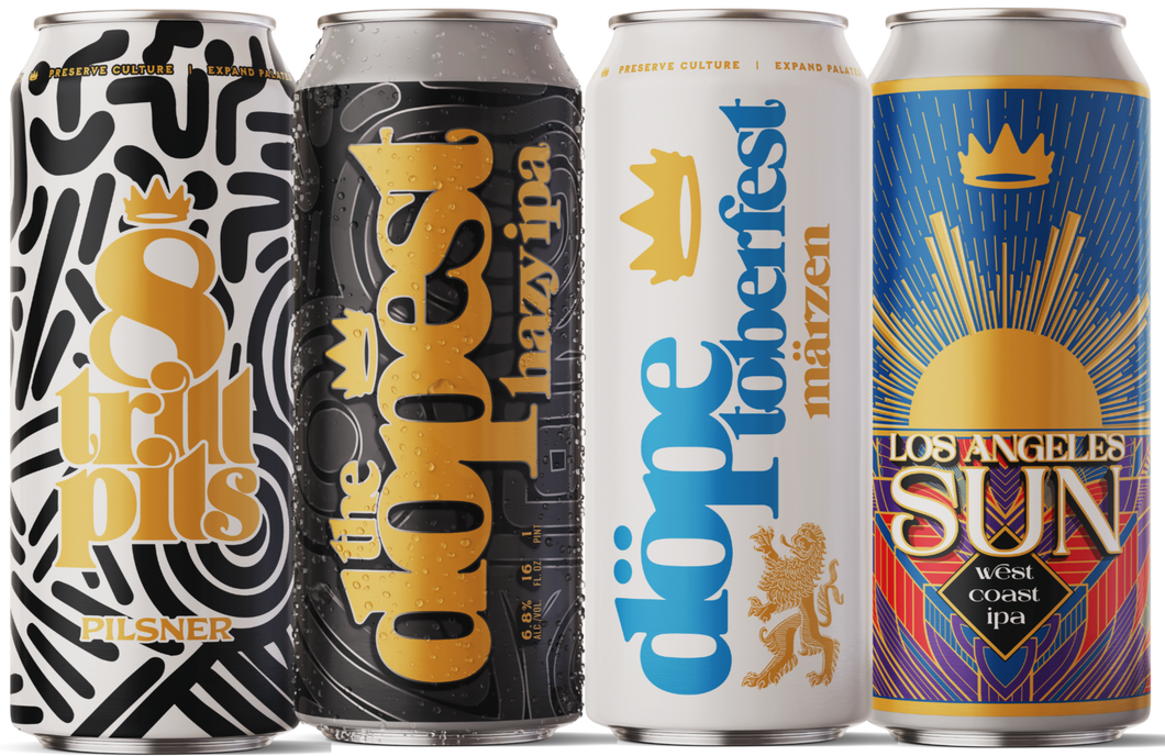 Mixed Crowns 4-pack